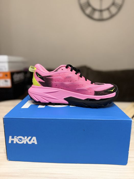 Мъжки обувки за бягане Hoka Mafate 5 neon rose/black