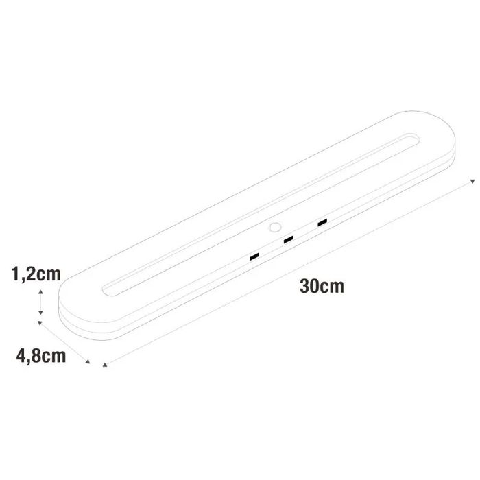 Lampa LED Dudo, 240 lm, lumina neutra, senzor usa, USB