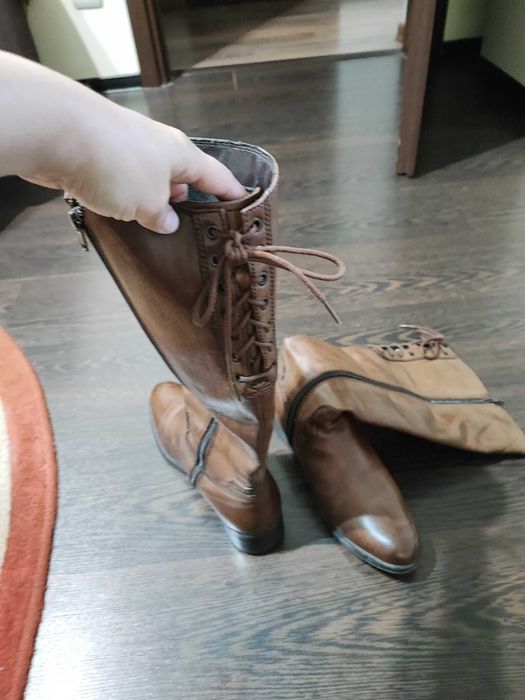 Cizme de piele masura 39