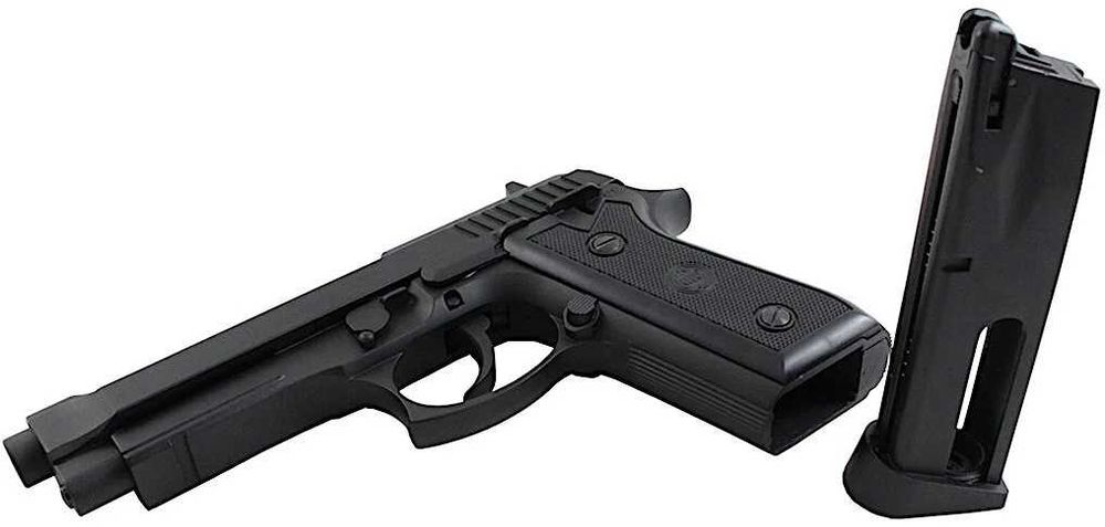 Pistol KWC PT92 Metal mod tragere: semi si full auto airsoft