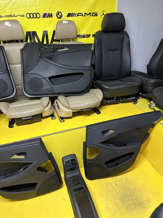 Салон w219 cls черный