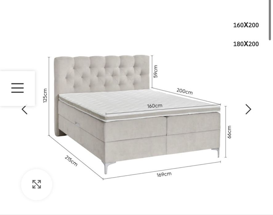 Боксспринг легло 160/200