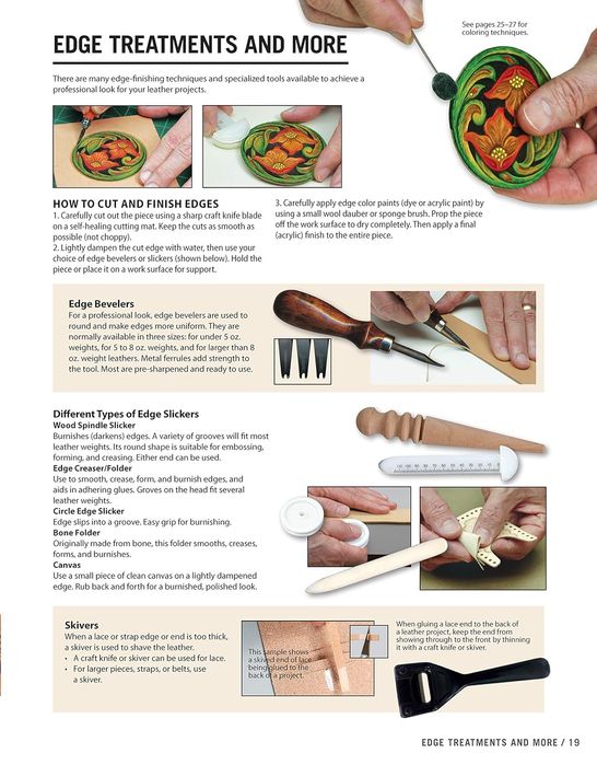 Книга за техники и методи за обработка на кожа на английски