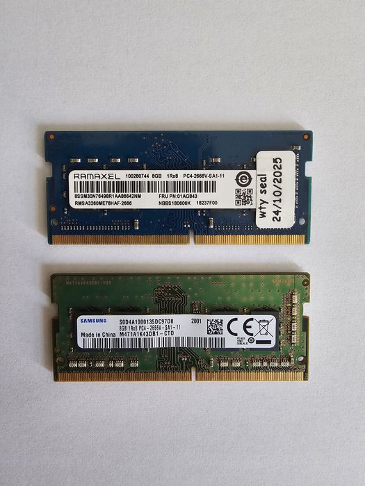RAM 16GB (2 x 8GB) DDR4 2666 MHz