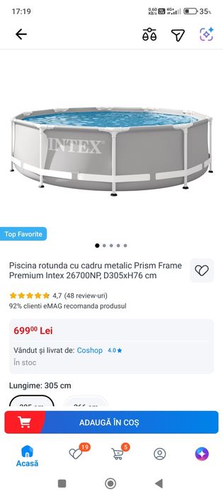 Piscina Intex 3m x76