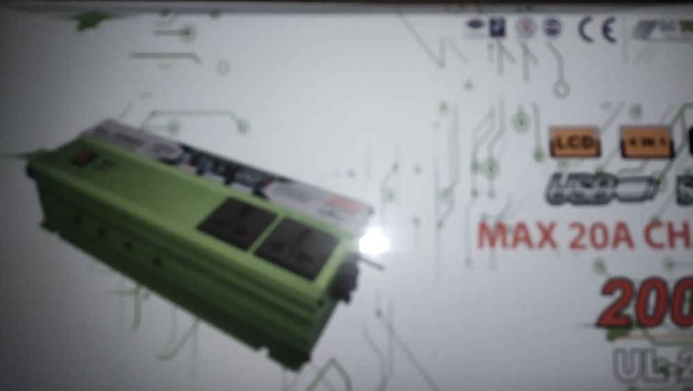 UPS Инвертор преобразователь ИБП 1500 W  ва 2000 W модифицированный си