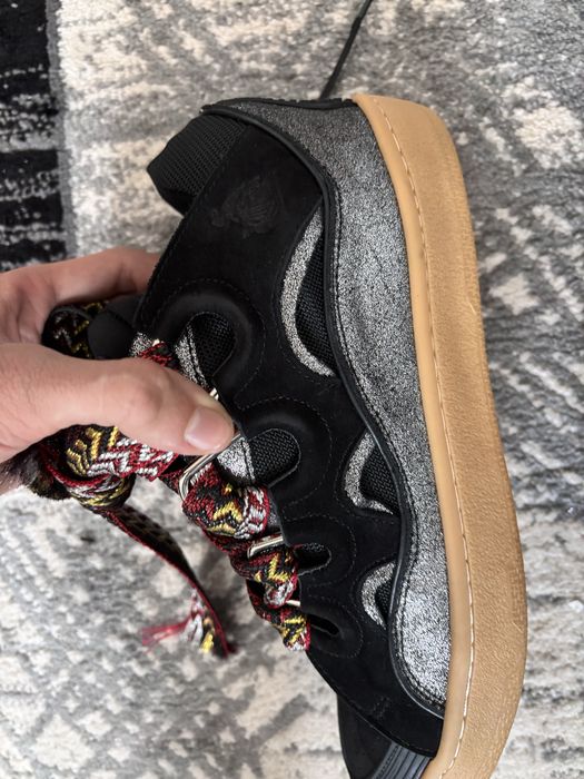 Lanvin curb sneakers