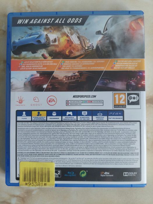 [PS4/PS5] Vând NFS Payback original pentru PlayStation 4 și 5 //poze reale