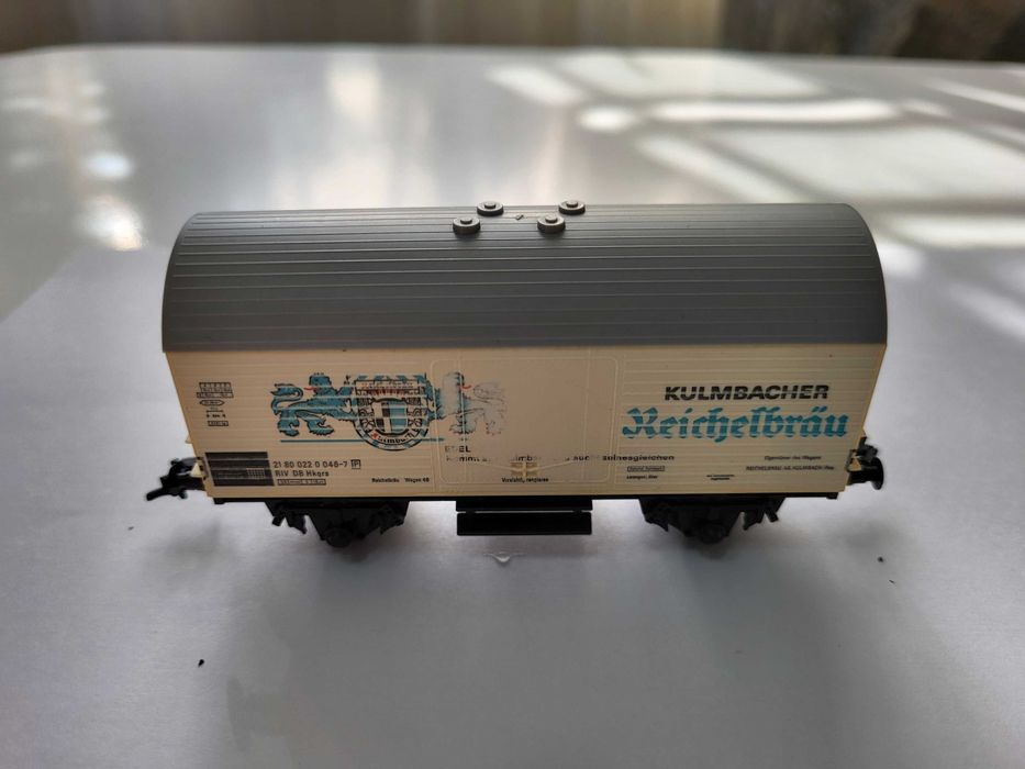 HO Scale Fleischmann 5046 Kulmbacher Reichelbräu Beer Reefer #046-7P