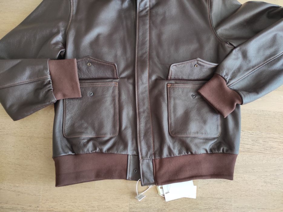 Geaca pilot aviator din piele, model A 2, US Air Force