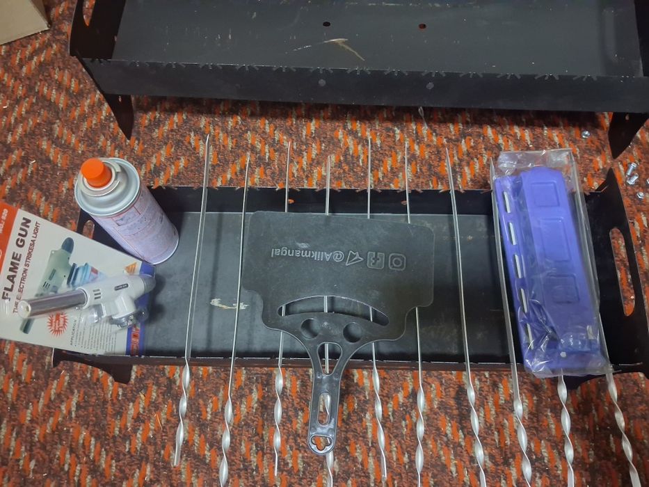 Shashlik qo'ra kanpolekt 6 tasi 1ta 200.00