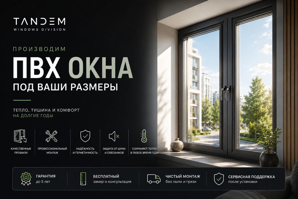 Пластиковые (ПВХ) окна | Производство и монтаж