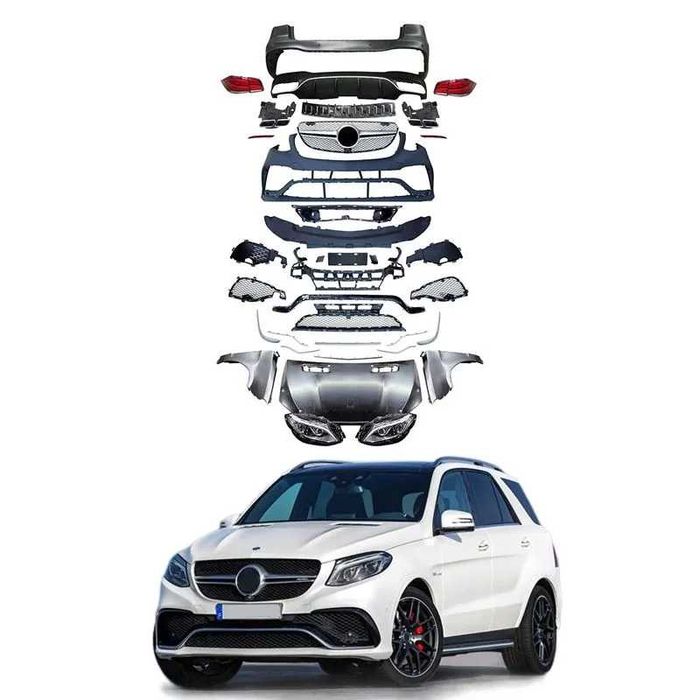 Боди кит Mercedes-Benz ML-Class W166 – Конверсия към GLE W166