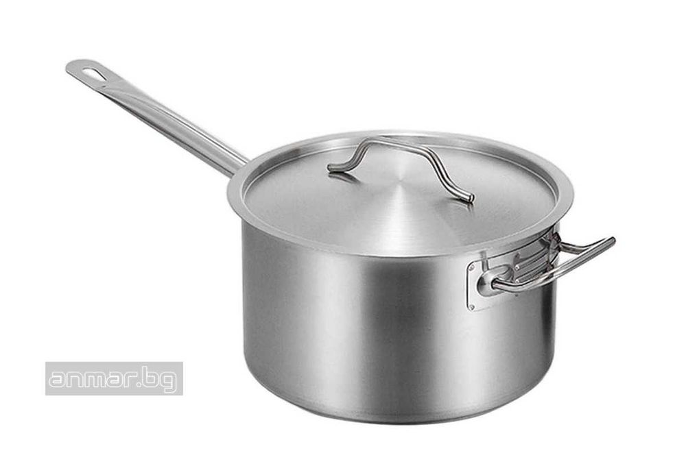 Касероли с капак, стомана 18/10, различни размери