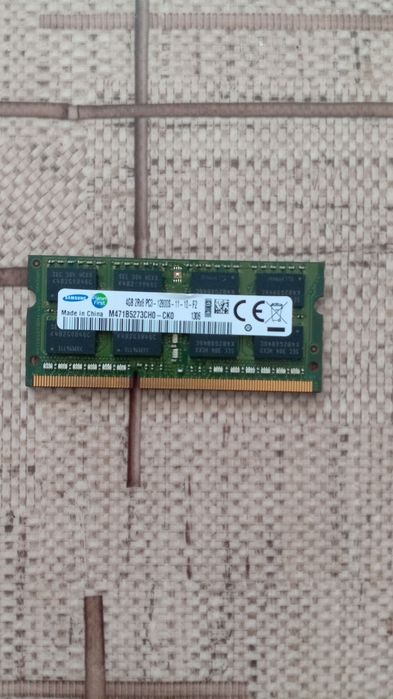 Оперативная память для ноутбука Samsung 4GB DDR3 1600MHz (PC3-12800S)