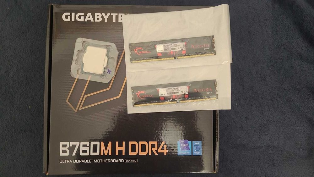 Kit gaming Core i5 13600kf +16 gb ram 3200 + b760m h ddr4