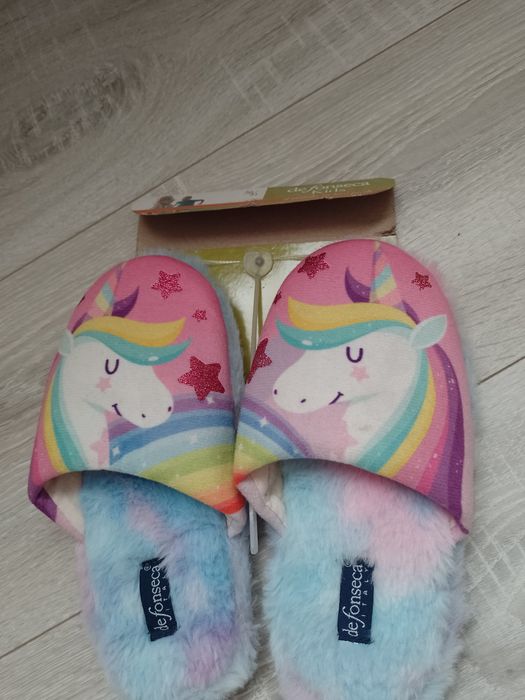 Papuci de casă cu unicorn 30/31