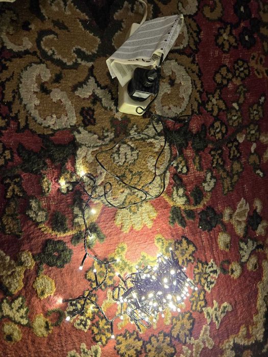 Instalație 120 leduri NOUĂ  pt. decorat la interior/ exterior