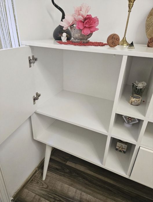 Comoda/Cabinet/Bibliotecă/Dulap alb MDF
