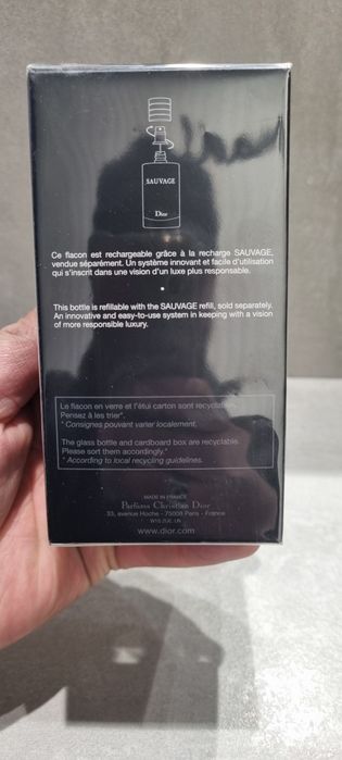 Christian Dior Sauvage parfum  100ml  100% оргиналь