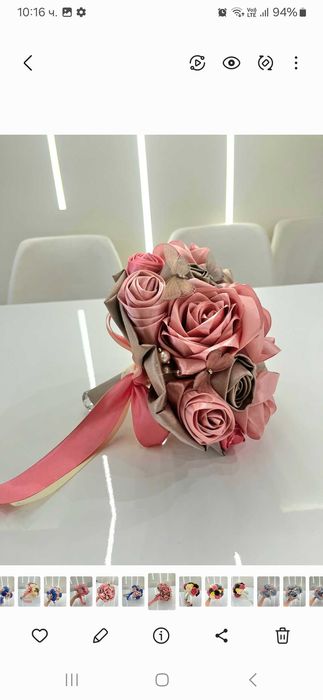 Уникални букети от сатенени рози за вашия специален повод