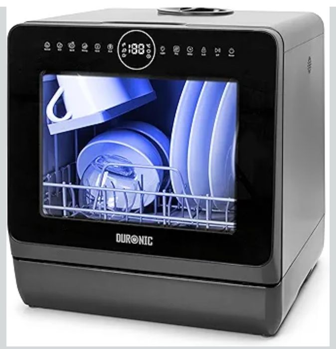 Duronic DW5 BK Съдомиялна, с 6 програми. Компактен дизайн.