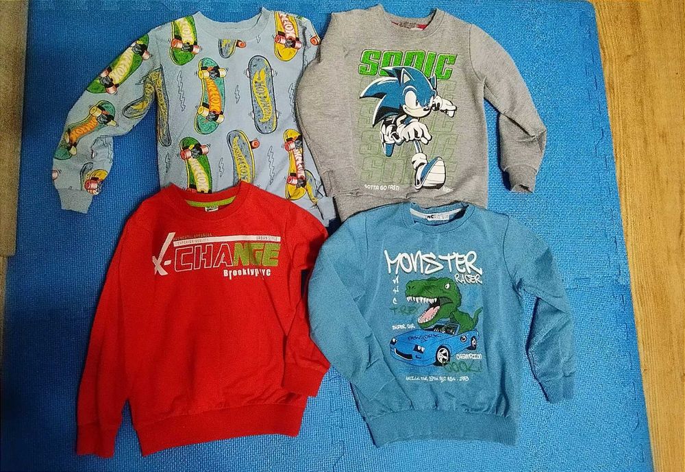ЛОТ Детски Блузи с дълъг ръкав момче 122-128