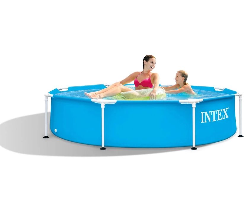 Сглобяем басейн INTEX с рамка, 244 х 51см6