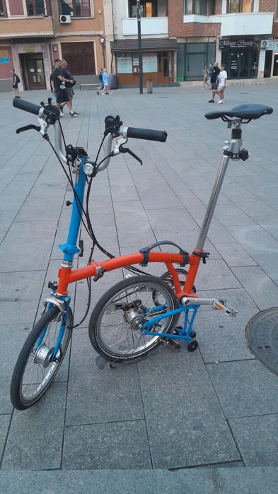 Brompton bicicletă pliabilă+electrică