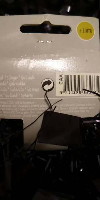 Чёрная Гирлянда. Мишура. Амстердам.