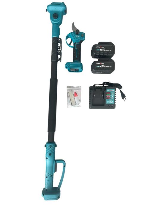 Комплект 2в1 акумулаторнаножица с телескопичен прът 36V 8Ah KraftRoyal