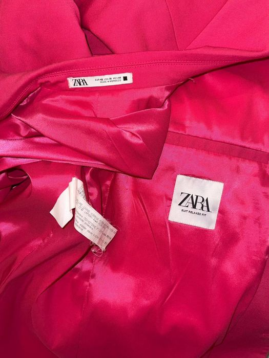 Двойка zara в малиновом цвете