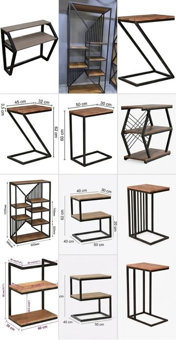Делаем лофт полочки и столы