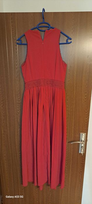 Rochie Little Mistress, culoarea roz zmeura, marimea 36