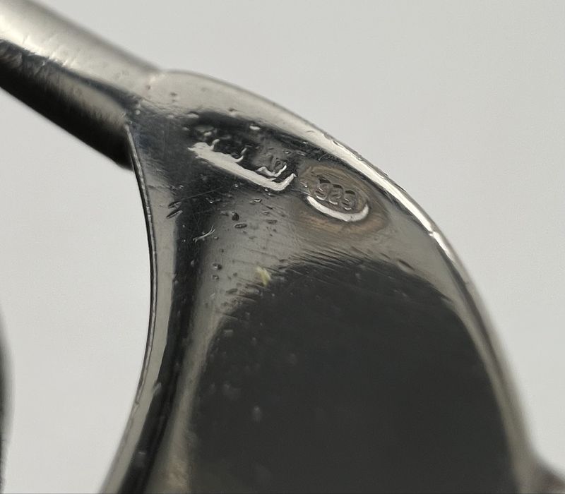 Grand Marnier сребърен италиански ключодържател със златна плочка 18к