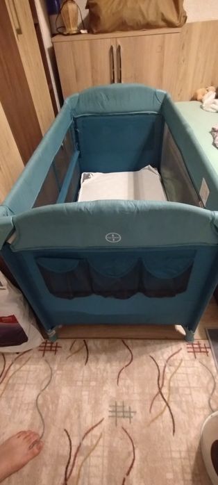 Детска кошара комплект с матрак и протектор