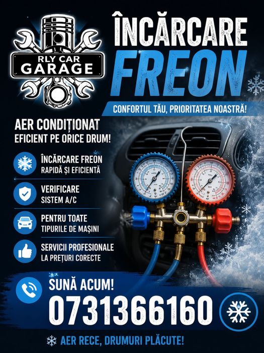 Încărcare Freon si Ozonificare