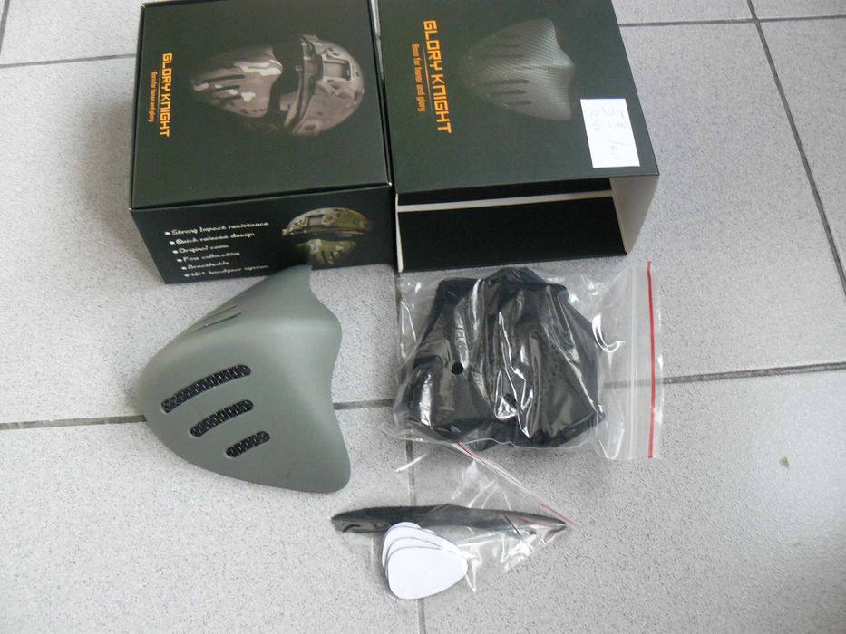 Masca Protectie Airsoft GH Half Face Mask Glory Knight Grey/Gri