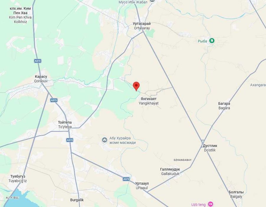 Yu  Дача с кадастром 14 соток 2 комнаты Тойтепа, Ташканал