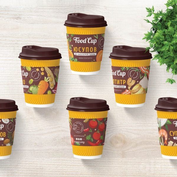 Logotip brand urilgan stakanlar. Стаканчики с вашим брендом.