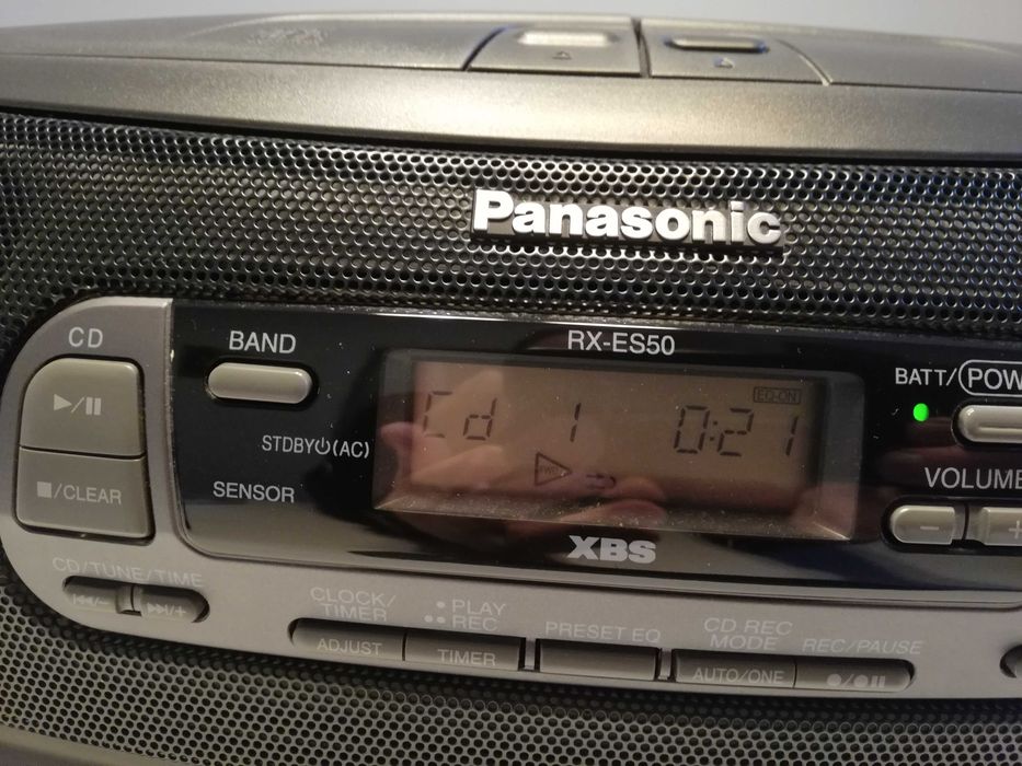 Boombox - Stereo Radio/CD/Cassette PANASONIC RX -ES50 cu telecomanda