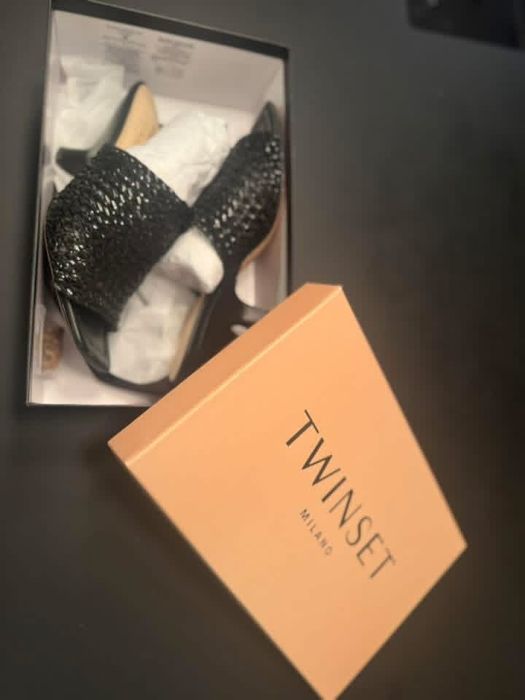 Twinset 39 чехли черно