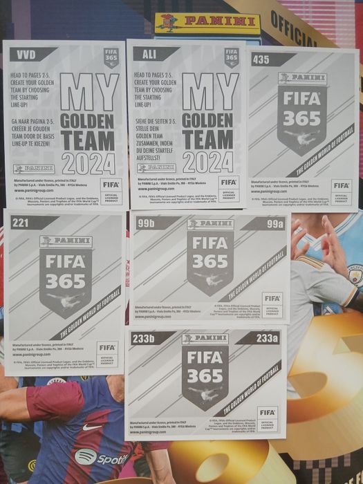 Наклейки panini 2024