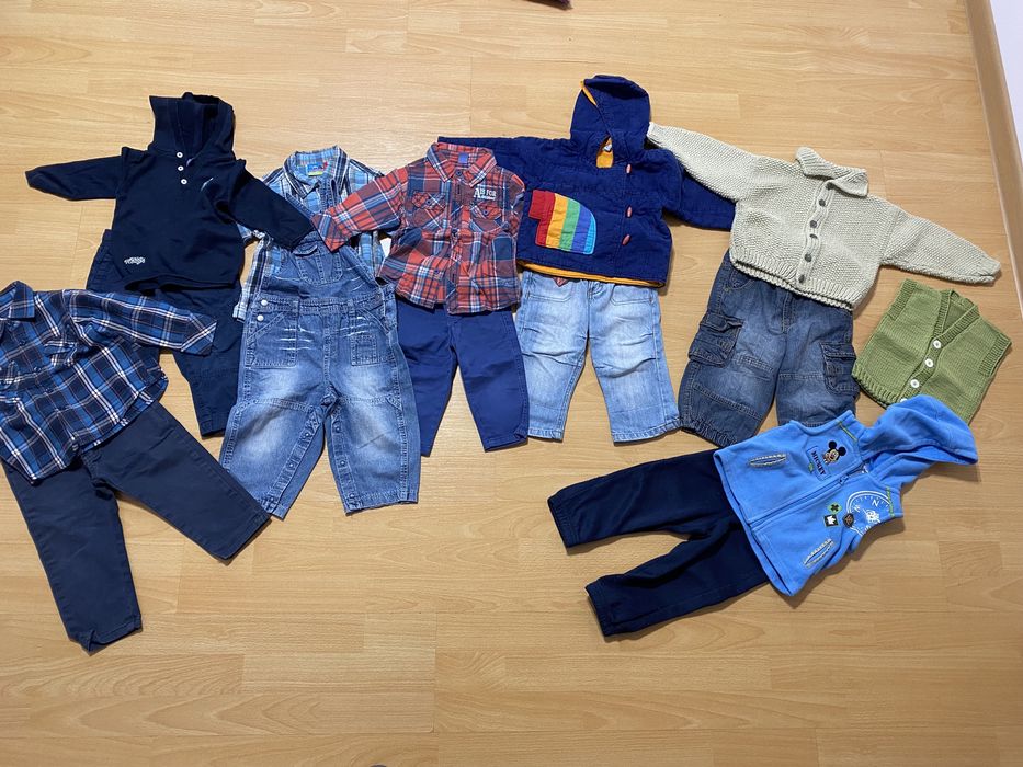 Lot / set haine, bluze, camasi , pantaloni marimea 74-80