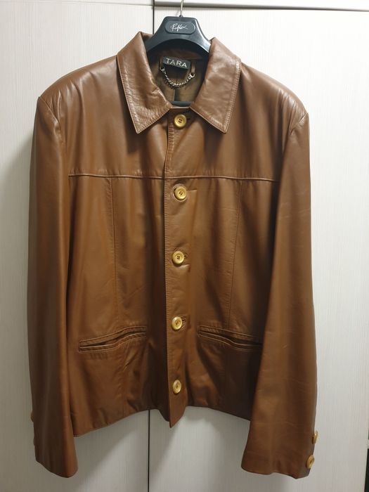 Мъжко кожено яке тип сако