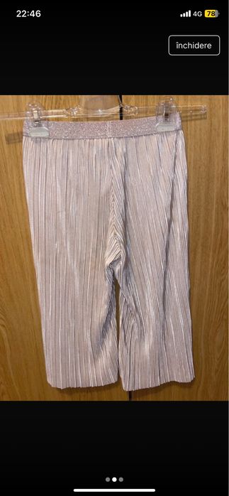 Pantalon evazat fetite