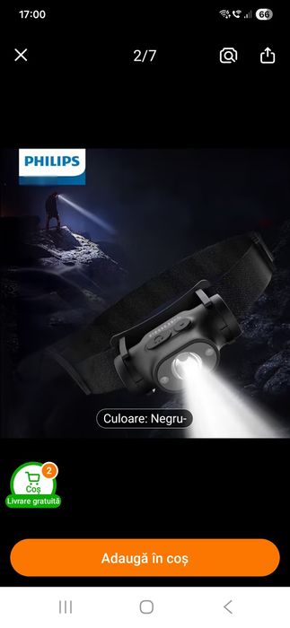 Philips lanterna de cap