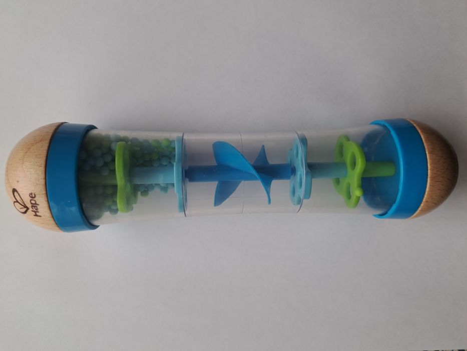 Jucarie zornaitoare Hape - Picaturi de ploaie, albastru