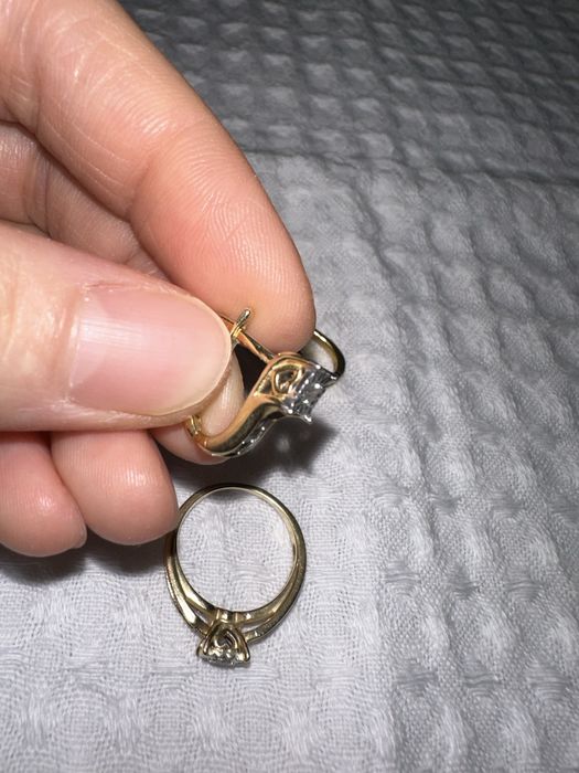 Серьги и кольцо