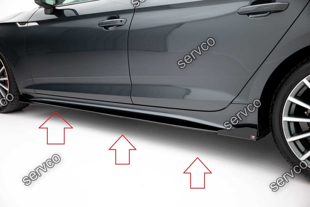 Praguri si flapsuri Audi A5 Sportback F5 Facelift 2019-2024 v3 - Maxton Design